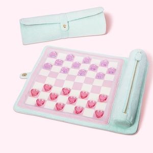 NWT Stoney Clover Lane Mermaid Terry Travel Checkers Set Sold Out!